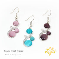 ラウンドフックピアス